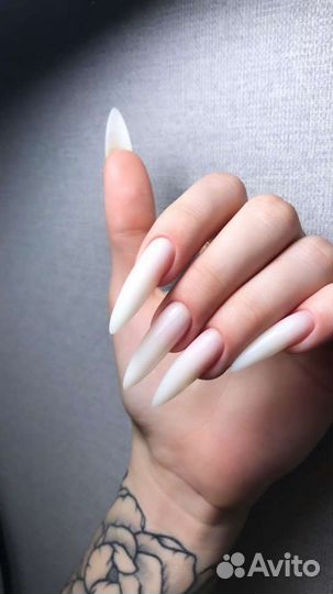 Наращивание, маникюр