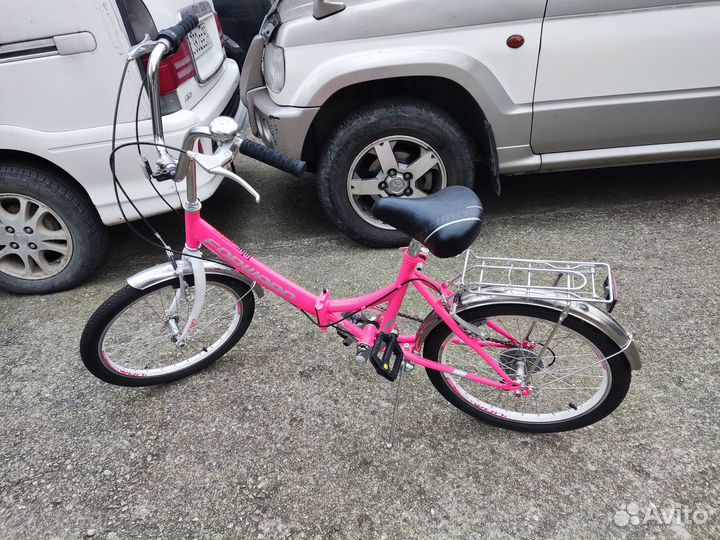Складной велосипед для девочки 8-15 лет