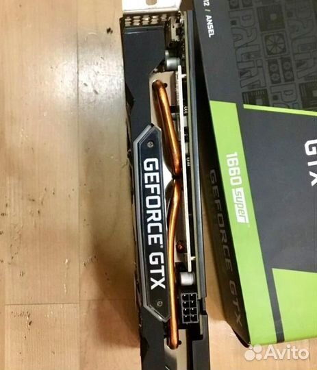 Игровая видеокарта Palit GTX 1660 super