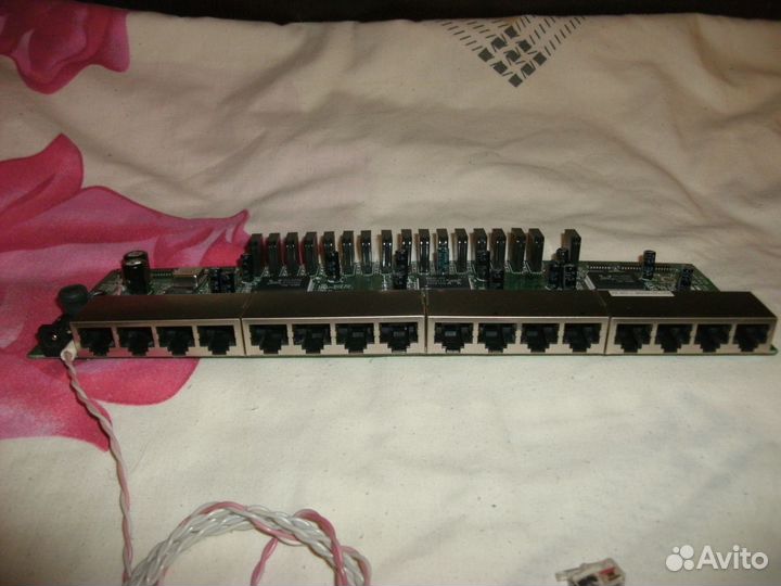 Коммутатор изернет Lan 2 по 8 линий