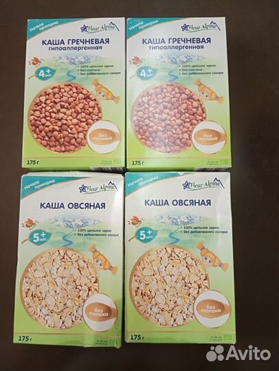 Каши безмолочные Fleur Alpine