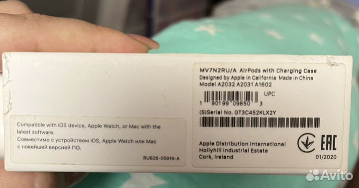 Кейс оригинальный от earpods