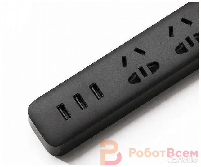 Удлинитель Xiaomi Mi Power Strip 3 розетки 3 USB
