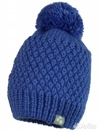 Шапка вязаная меринос новая 55-57см Huppa