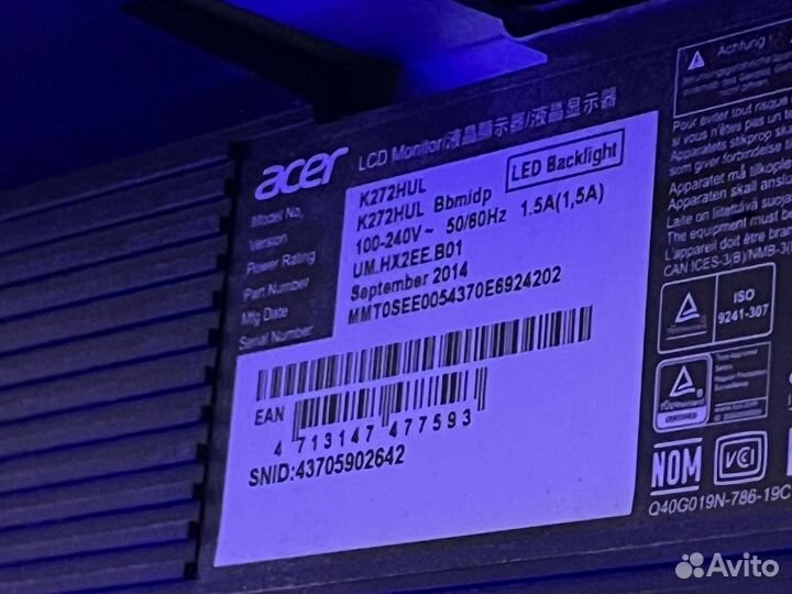 Игровой Монитор Acer 27