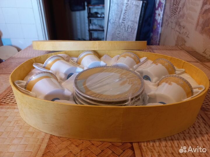 Кофейный сервиз на 6 персон