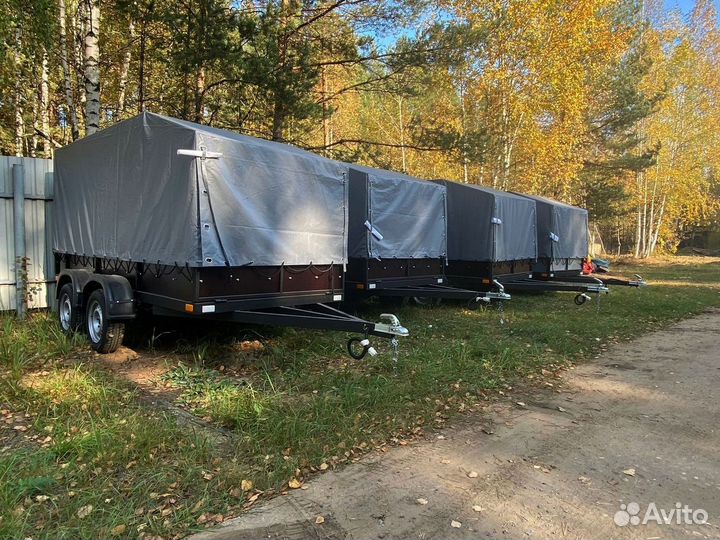 Прицеп легковой двухосный 2,5х1,3 бортовой