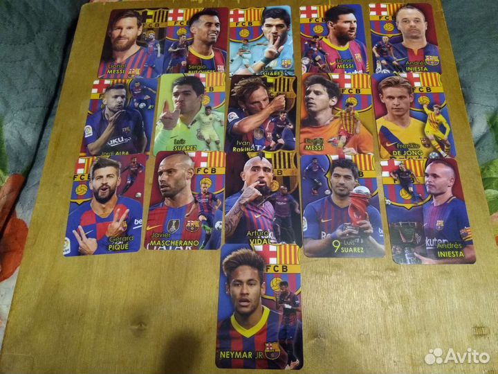 Карманные календарики фк Барселона Испания