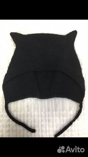 Шапка -чепчик с ушками- модный аксессуар сезона