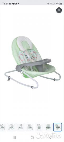 Детские электронные качели для новорожденных