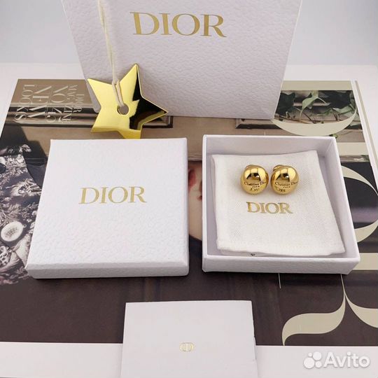 Серьги dior