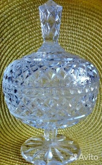 Хрусталь СССР Сахарница Конфетница Ваза Чехия