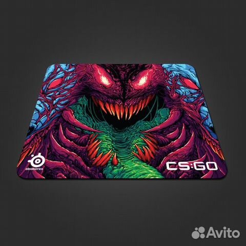 Коврик SteelSeries QcK+ CS:GO Hyper Beast Edition