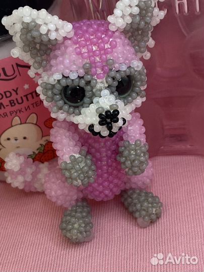 Енот из бисера