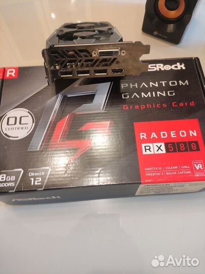 Видеокарта rx580 8gb