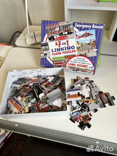 Melissa Doug, Блоки Дьеныша, пазлы, шнуровки