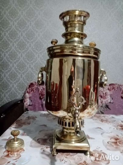 Самовар на дровах старинный