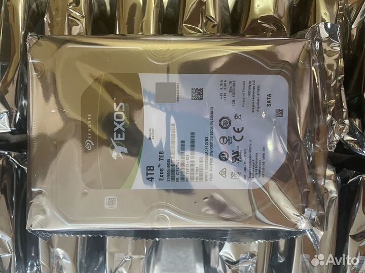 Внутренний жесткий диск Seagate Exos 7E8 HDD 4 Тб