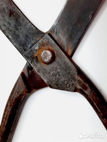 Старые ножницы. Клеймо 