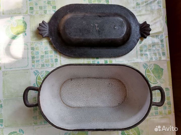 Утятница чугунная Винтаж