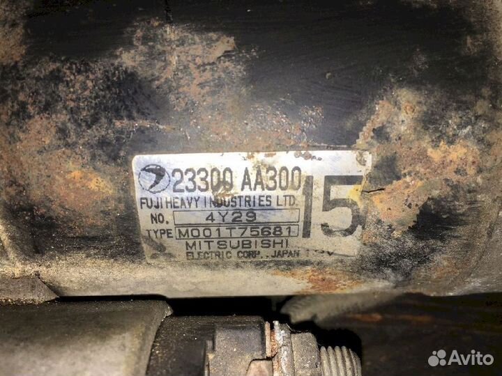 Стартер EJ25 Subaru Legacy BG9 BD9 23300AA300