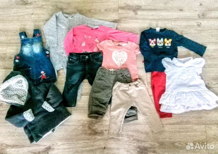Пакет вещей на девочку 9 - 18 месяцев