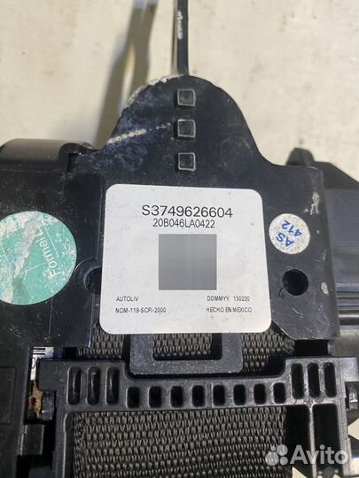 Ремень безопасности задний BMW G20