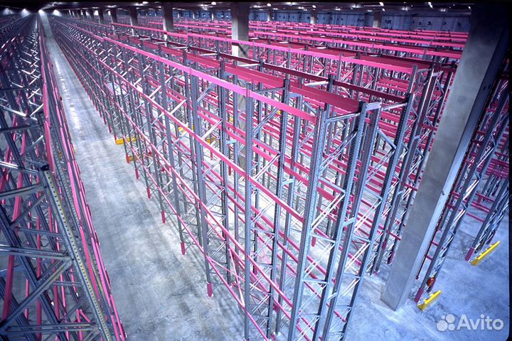 Стеллажи паллетные б/у