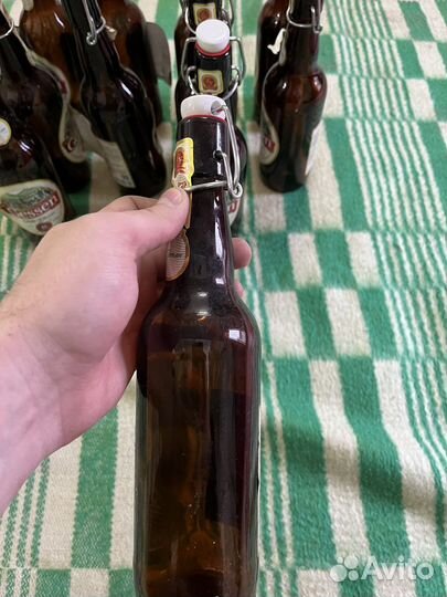 Бутыль стеклянная