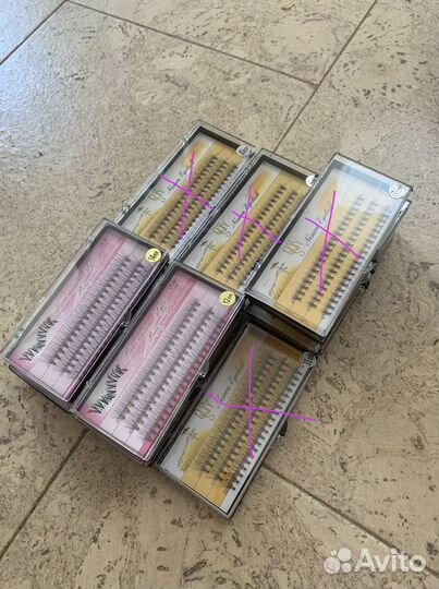 Накладные ресницы, пучки