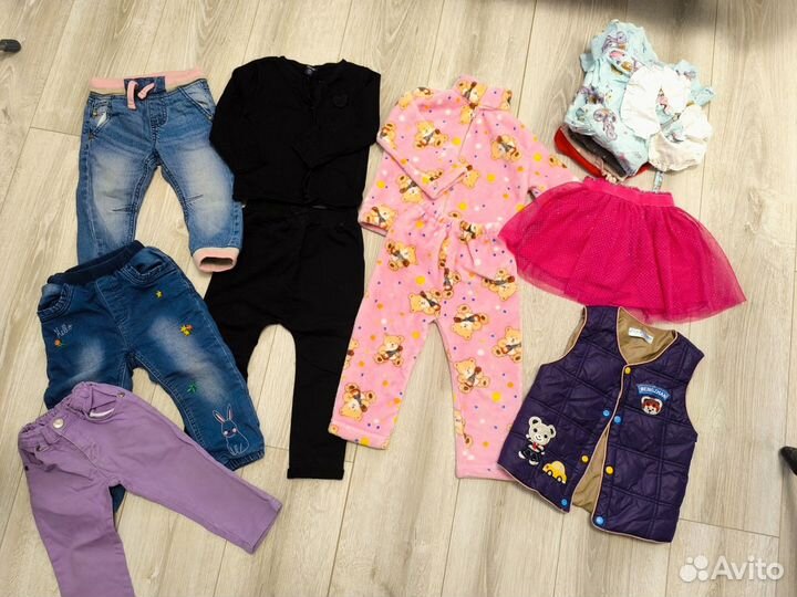 Пакет вещей для девочки 80 86