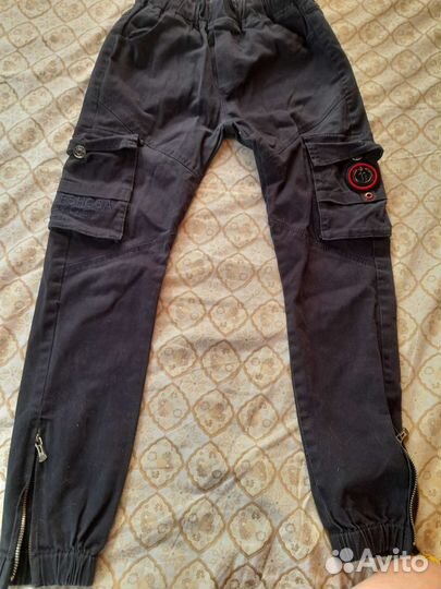 Брюки штаны карго 140 146