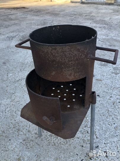 Печь под небольшой казан