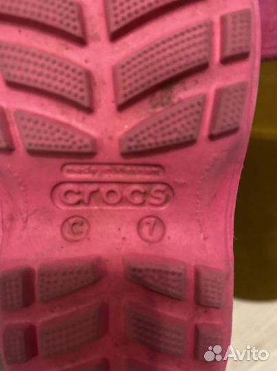 Crocs детские 7 размер