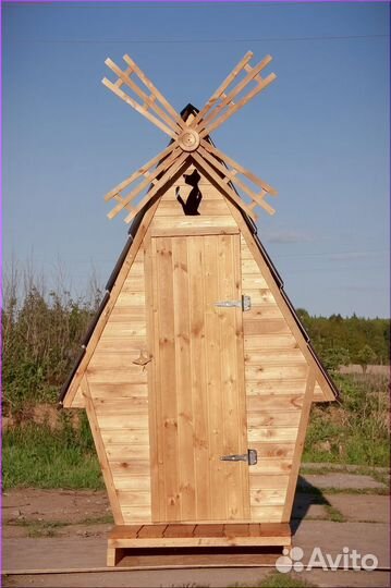Уличный туалет с установкой