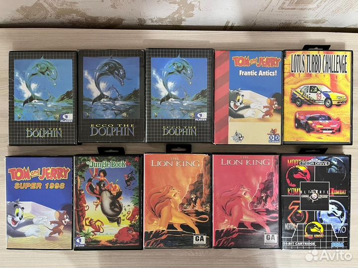 Биг бокс Sega, лицензия, сборники