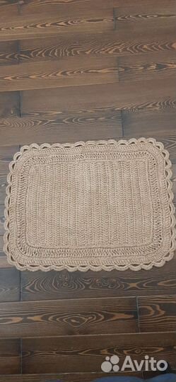 Коврик из джута