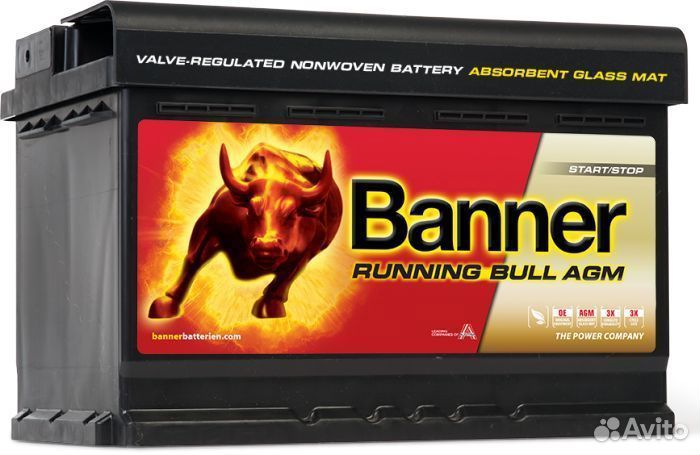 Аккумулятор AGM 70 Banner Running Bull