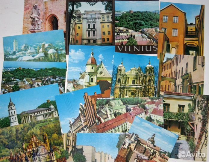 Наборы открыток Vilnius, Narva, По Калмыкии СССР