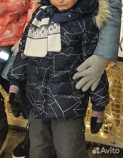 Зимняя куртка для мальчика 104-110