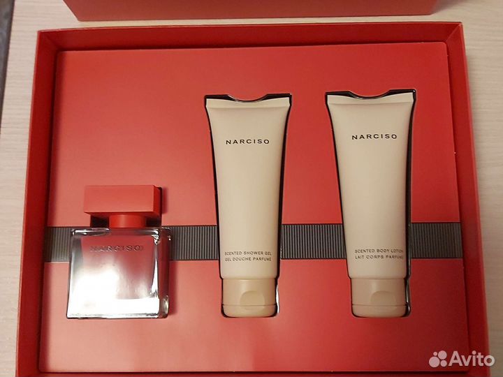 Narciso rodriguez rouge парфюмерный набор