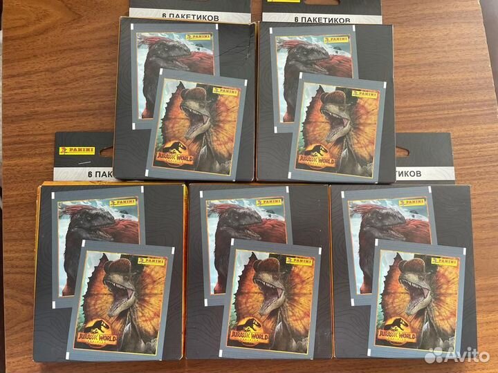 Jurassic World 3: Dominion Panini 5 блистеров