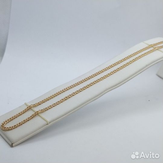 Золотая цепь полновесная Ромб двойной 585* (Комса)