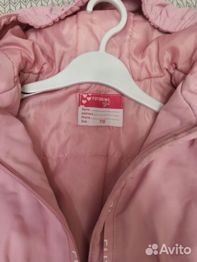 Куртка для девочек весна 110