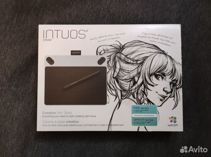 Графический планшет Wacom intuos draw (2015 года)