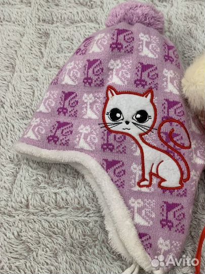 Шапки для девочки весна, зима 1-3 года