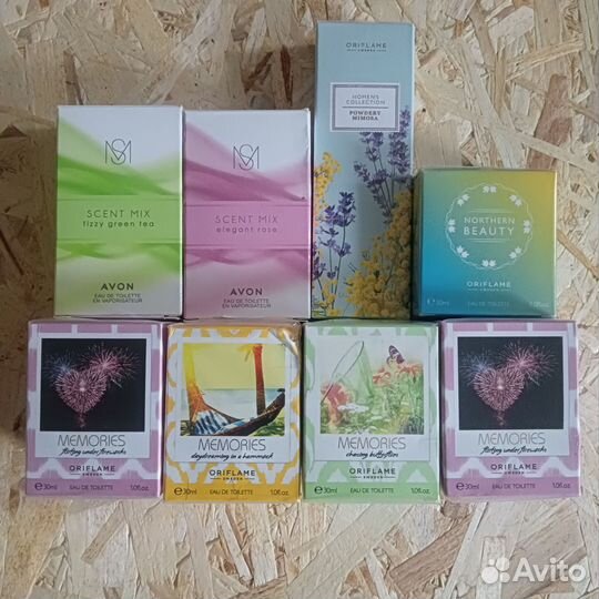 Туалетная вода Эйвон и Орифлейм