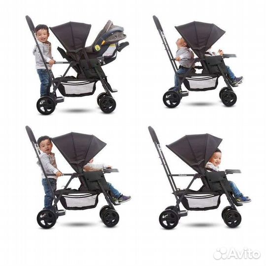 Коляска для двойни или погодок Joovy Caboose