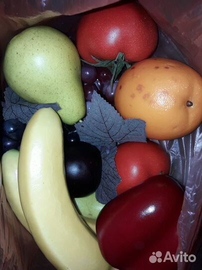 Набор имитации фруктов (пластик)