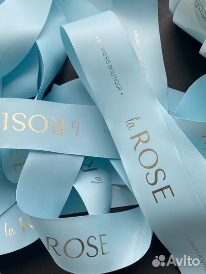 Печать лент с логотипом